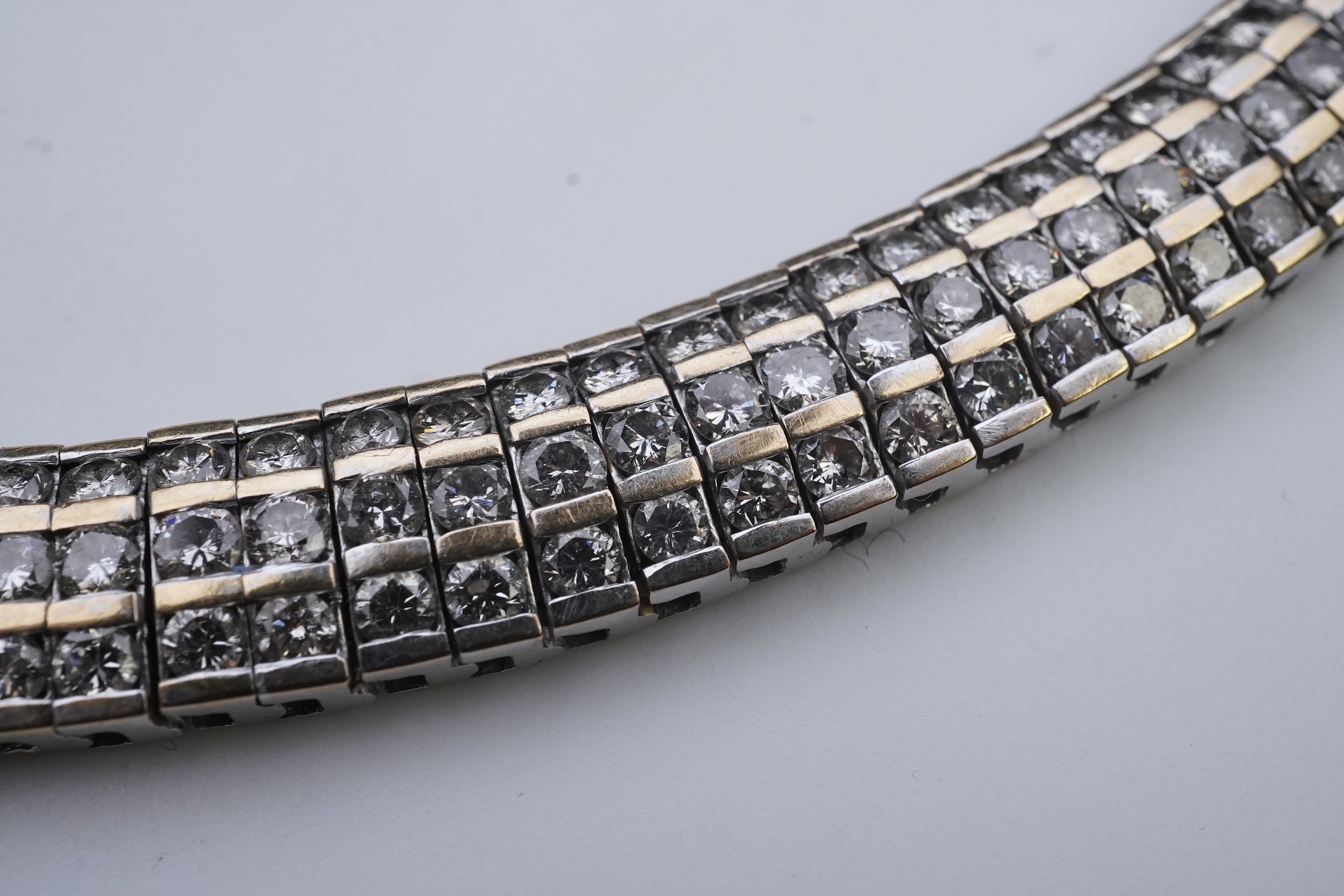 A diamond bracelet